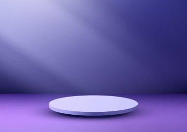 Minimum 3D yumuşak mavi kürsü büyüleyici mavi bir arka plana yerleştirilmiş. Eserleriniz için şık bir vitrin. Moda, pazarlama veya perakende sunumlar için mükemmel, bu trend vektör çizimi görsel tasarımlarınıza biraz lüks katıyor.