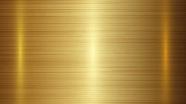 modern tasarım ve lüks dekoratif stil için zengin ve zarif bir zemin yaratan dikey fırçalı tahıllı ve parlak yansımalı altın metalik doku.