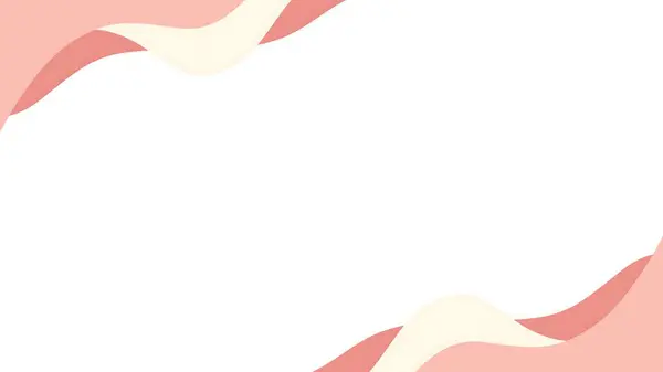 Sunum için pembe renkli ve kağıt kesim şekilli soyut dalga arkaplanı. Pankart, el ilanı, sunum, web, broşür ve poster için vektör ilüstrasyonu