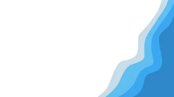 mavi su dalgası soyut arkaplan tasarım vektörü