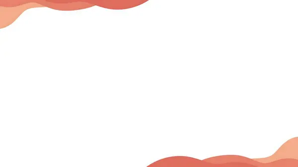 Soyut Turuncu Dalga Çerçeve Tasarımı Arkaplanı