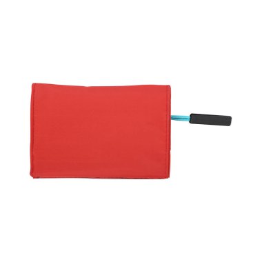 Su geçirmez seyahat edilebilir cüzdan beyaz arka planda izole