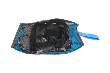 Sandaletleri depolayabilen fermuar ağı cebi