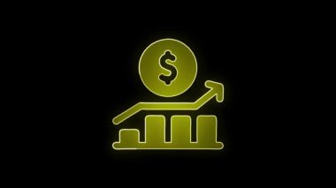 Dolar altın kaplamalı metalik simge veya logo vektörü