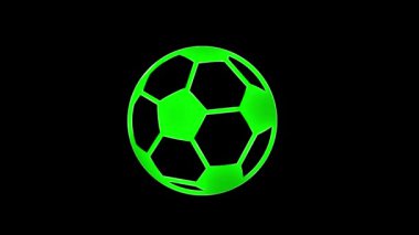 futbol topu siyah arkaplanda