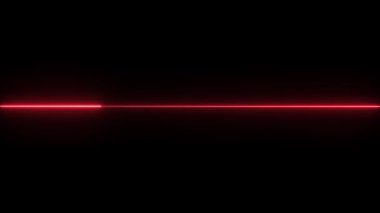 Koyu arkaplanda kırmızı neon ışık çizgileri.