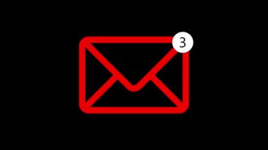 email vector glyph icon design
