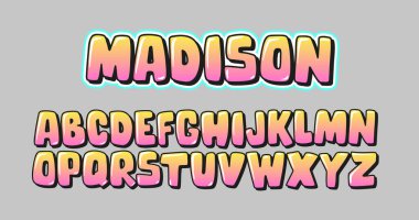 Çizgi roman alfabesi. Arzunuz için çizgi film biçimi.