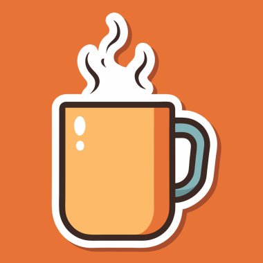 Minimalist Çıkartma Efekti İçin Saf ve Temiz Tasarımlı Konforlu Mug Etiketi