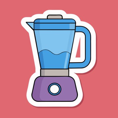 Basit Kalın Çizgileri ve Minimalist Tasarımı olan Klasik Mutfak Karıştırıcısının Etiketi