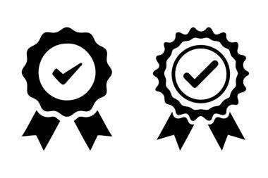 Onay ve Onaylama için Kontrol İmi Simgesi Vektör Sembolü