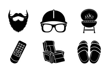 Babalar Günü Sembol Simgeleri En İyi Baba Kupası, Aletler, Hediye Kutusu, Kravat, Cüzdan, Saat