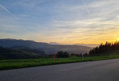 İsviçre, dağlar, manzara, kayalık, yeşil, yaz, berne