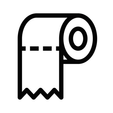 Su akıntılı duş başlığının vektör simgesi. Banyo, hijyen ve temizlik temalarını temsil ediyor. Basit siyah beyaz tasarım. Düzenlenebilir vuruş