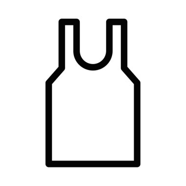 Tank üstü simgesi. Doğrusal vektör. Düzenlenebilir vuruş