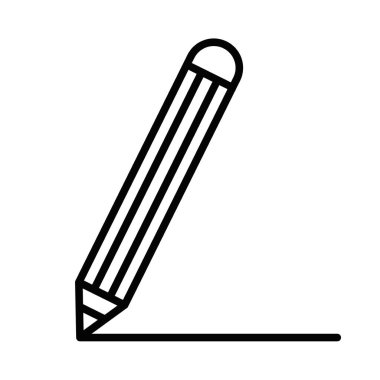 Minimalist kalem çizgisi vektör çizimi. Düzenlenebilir vuruş.