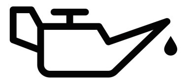 Yağ ikonunu damla sembolü ile yönlendirebilir. Düzenlenebilir vuruş