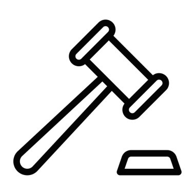 Yargıç tokmağı. Düzenlenebilir vuruş