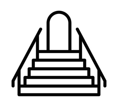 Basit çizgi sanat tarzında mini bar simgesi. Düzenlenebilir vuruş