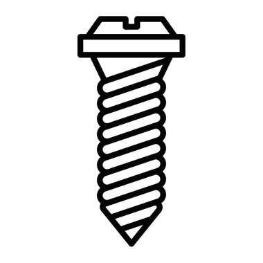 Minimalist çizgi sanatı tarzında bir ikon. Düzenlenebilir vuruş