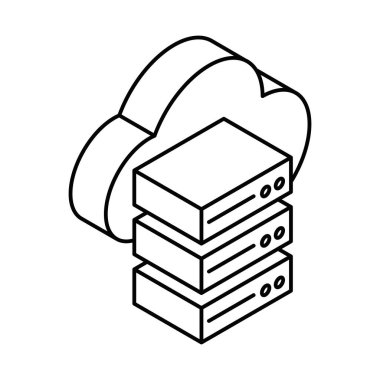 Parola giriş ekranı Isometric vektör simgesi olan bir monitör. Düzenlenebilir vuruş.