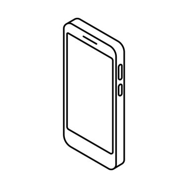 Kilit güvenlik özellikli flaş bellek Isometric vektör simgesi. Düzenlenebilir vuruş.