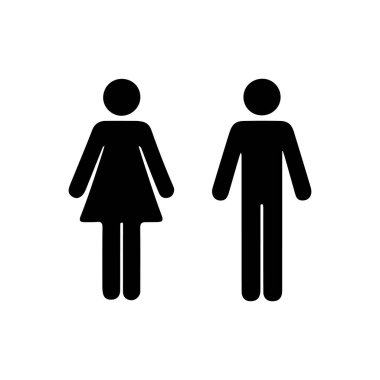 siyah doldurulmuş logo simgesi vektör çizimi 