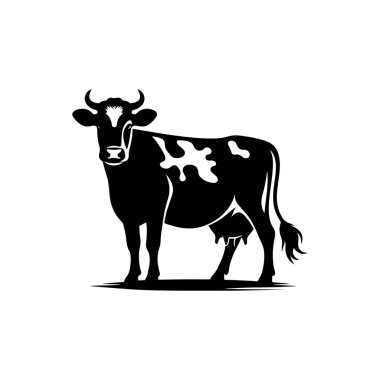 cow vector illustration silhouette  clipart