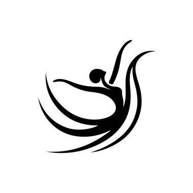 dans simgesi siluet vektör sanatı 