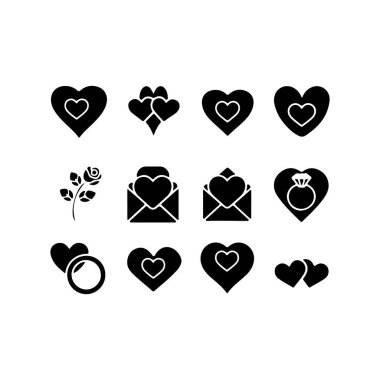 siyah doldurulmuş simge vektör çizimi 