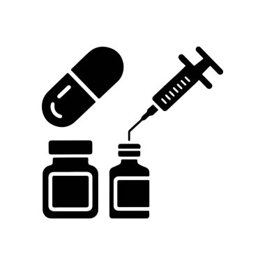 siyah doldurulmuş simge silueti çizimi 