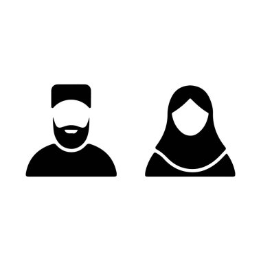 siyah doldurulmuş Ramazan simgesi çizimi