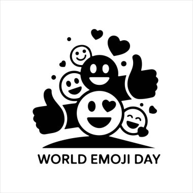 Dünya Emoji gün vektör çizim 