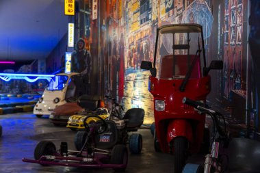 Bangkok Tayland 'da drift trigging. Yüksek kalite fotoğraf