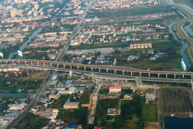 Bangkok, Tayland - 23 Aralık 2024: Bangkok Tayland Uluslararası Havaalanı 