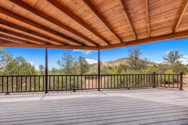 Bir ev avlusu manzarası. Yüksek kalite fotoğraf