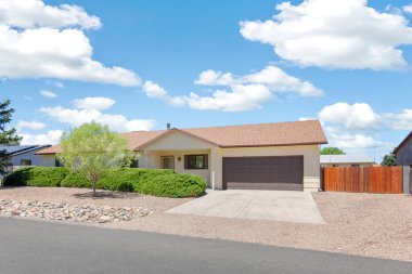 the front view of a home with a yard . High quality photo clipart