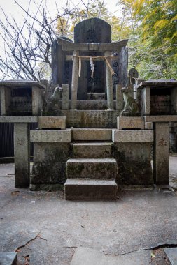 Japonya 'da kutsal bir taş bölge. Yüksek kalite fotoğraf