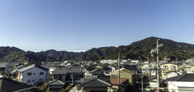 Japon kırsal kesiminde kırsal alan. Yüksek kalite fotoğraf