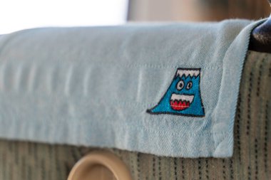 Fujiyama, Japonya 'da Fuji Dağı çizgi filmi. Yüksek kalite fotoğraf