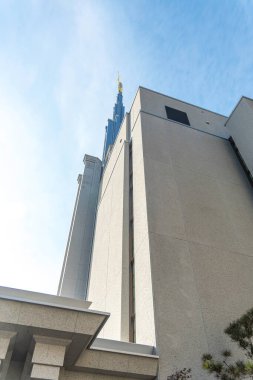 the lds temple in Tokyo, Japan on January 5th 2025. High quality photo clipart