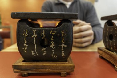 Biftek ızgaralı bir Japon. Yüksek kalite fotoğraf