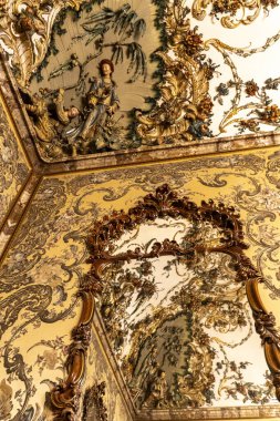 Madrid 'deki Kraliyet Sarayı' nın iç detayları. Yüksek kalite fotoğraf