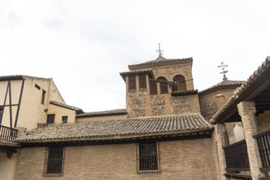 Toledo İspanya 'daki eski mimari. Yüksek kalite fotoğraf