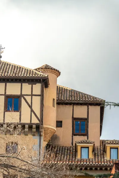 Toledo İspanya 'daki eski mimari. Yüksek kalite fotoğraf