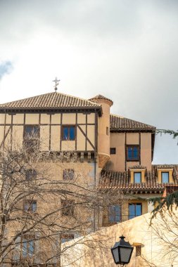 Toledo İspanya 'daki eski mimari. Yüksek kalite fotoğraf