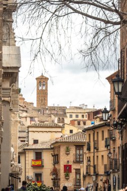 Toledo İspanya 'daki eski mimari. Yüksek kalite fotoğraf