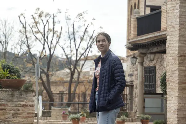 Toledo İspanya 'daki eski mimari. Yüksek kalite fotoğraf