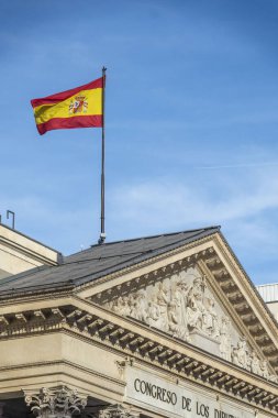  Madrid, İspanya 'da bir gün. Yüksek kalite fotoğraf