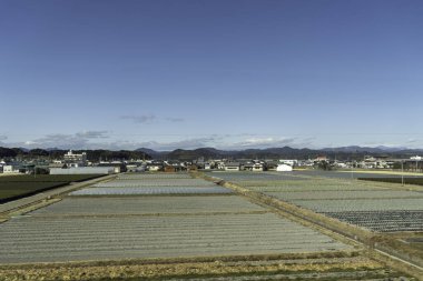 Japon kırsal kesiminde kırsal alan. Yüksek kalite fotoğraf